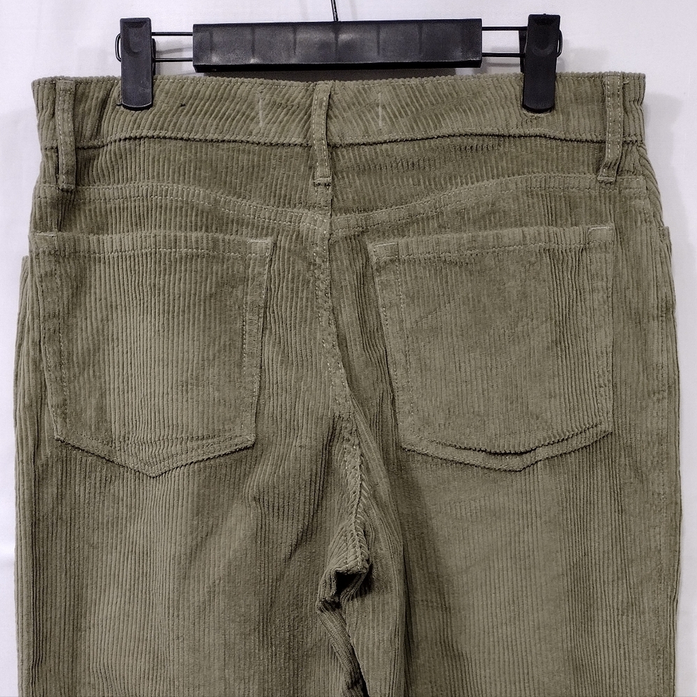 Hollister Corduroy High-Rise Dad Pants Women's 28 Green Boho Retro Y2K 90s - Picture 7 of 10